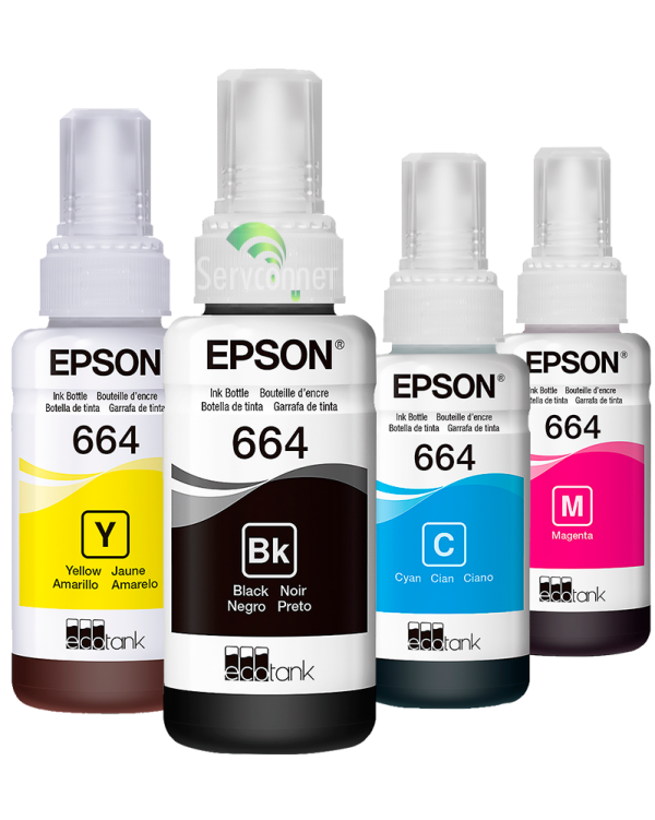 Tintas Epson 664 Servconnet 9385